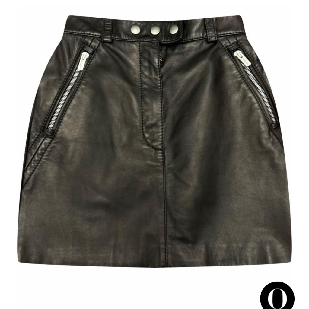 Miu Miu Leather Skirt